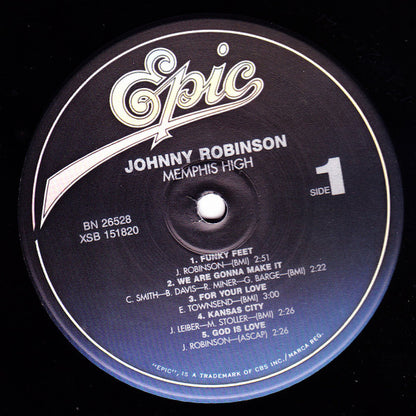 Johnny Robinson : Memphis High (LP, Album, RE)