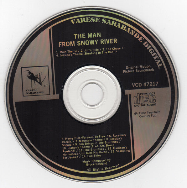 Bruce Rowland (2) : The Man From Snowy River (Original Motion Picture Soundtrack) (CD, Album, RE)