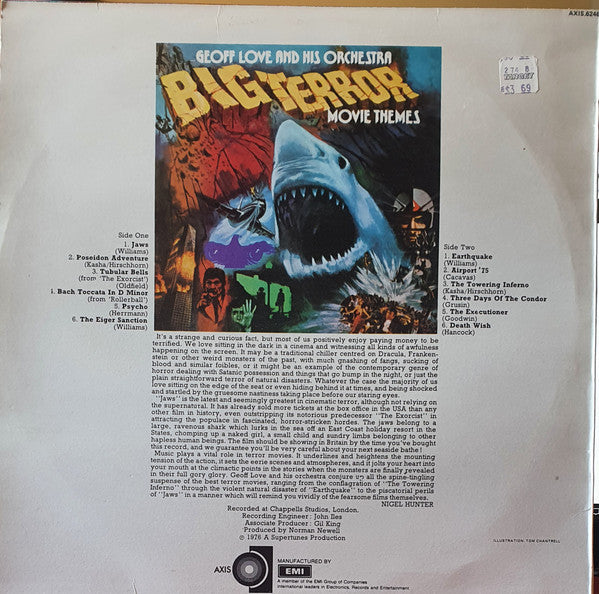 Geoff Love And His Orchestra* : Big Terror Movie Themes (LP, Album)