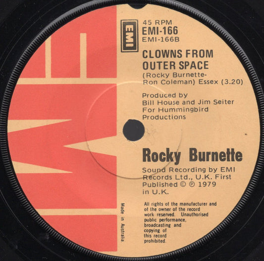 Rocky Burnette : Tired Of Toein The Line (7", Single)