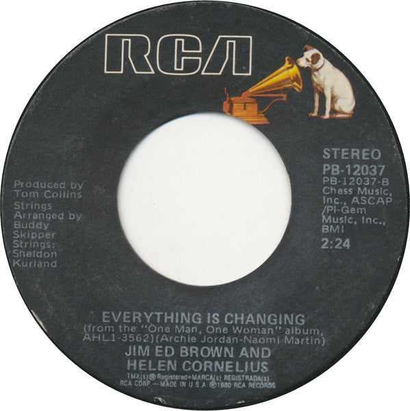 Jim Ed Brown And Helen Cornelius* : The Bedroom (7", Single, Styrene)