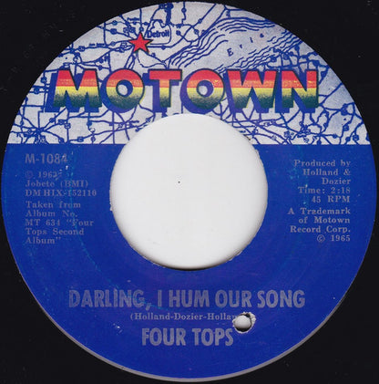 Four Tops : Something About You (7", Single)