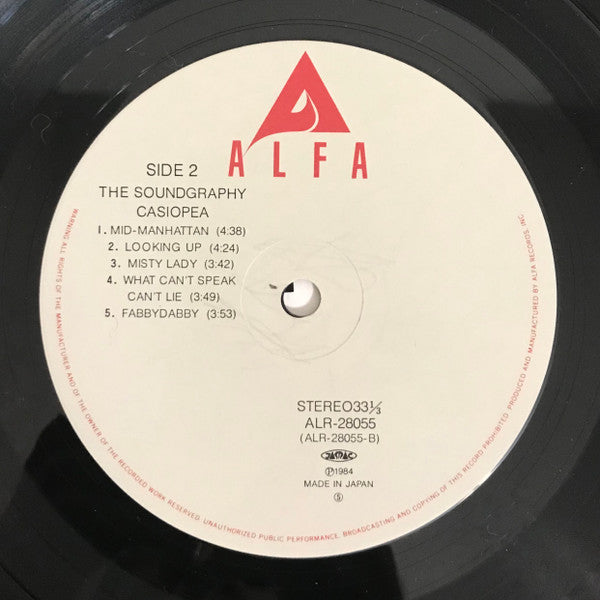 Casiopea : The Soundgraphy (LP, Album, Comp)