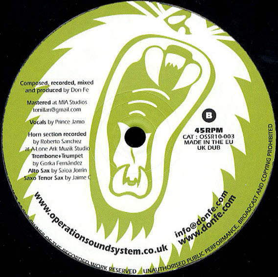 Prince Jamo : Chant A Psalm (10")