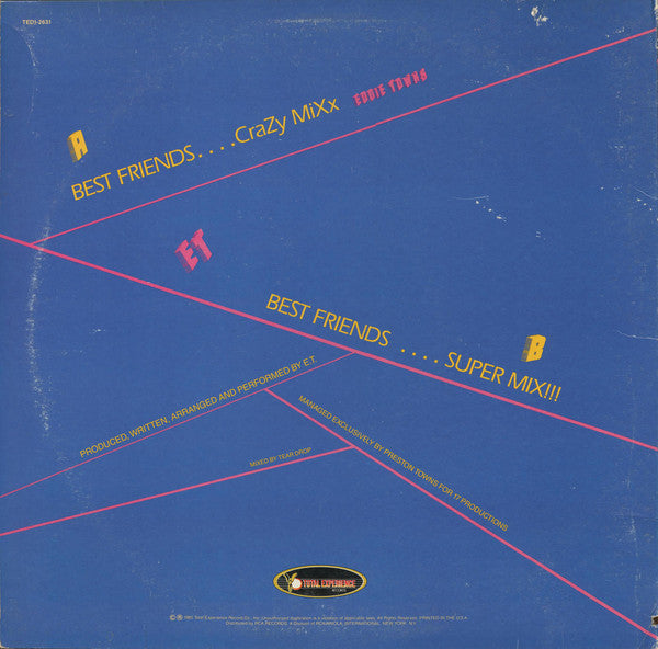 ET Eddie Towns* : Best Friends (12")