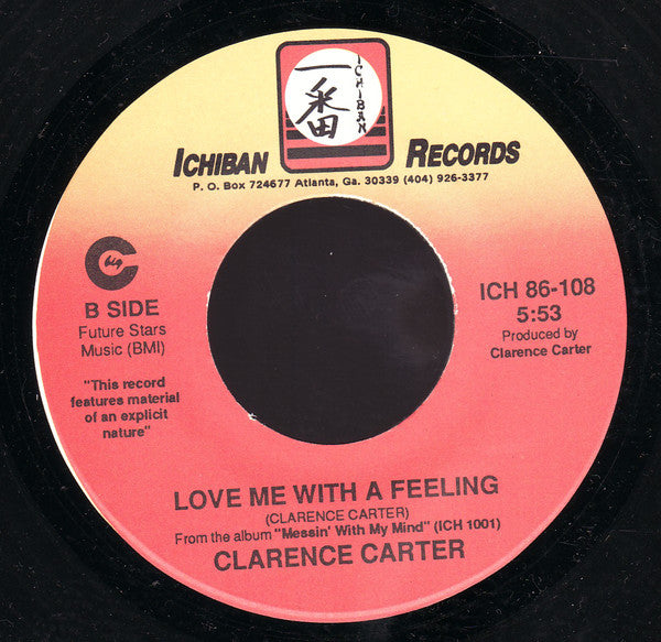 Clarence Carter : Strokin' / Love Me With A Feeling (7", Single)