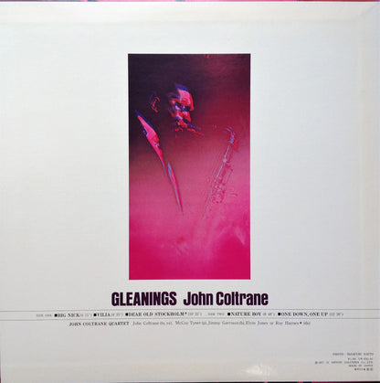 John Coltrane = ジョン・コルトレーン* : Gleanings = 拾遺 ビッグ・ニック / ネイチャー・ボーイ (LP, Album, Comp, RE)