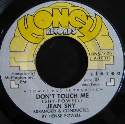 Jean Shy : Don't Touch Me / Our Love Is Lost (7")