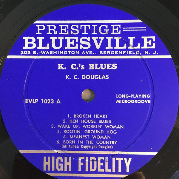 K.C. Douglas : K.C.'s Blues (LP, Album, Mono)