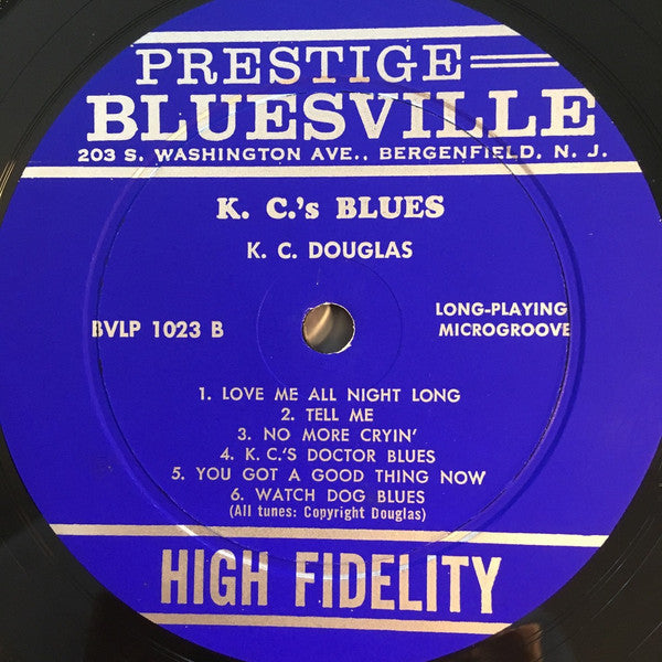 K.C. Douglas : K.C.'s Blues (LP, Album, Mono)