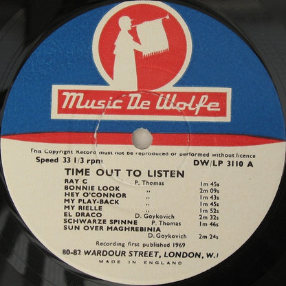 Peter Thomas / Dusko Goykovich : Time Out To Listen (LP, Mono)