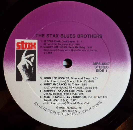 Various : The Stax Blues Brothers (LP, Comp)