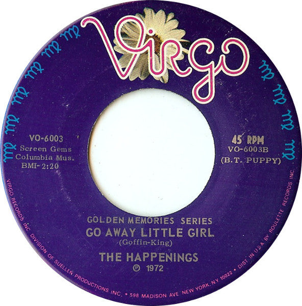 The Happenings : Go Away Little Girl (7", Single, RE)