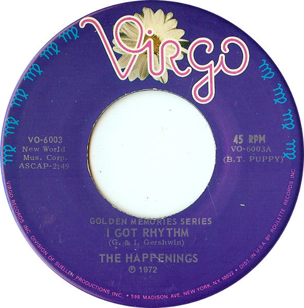 The Happenings : Go Away Little Girl (7", Single, RE)