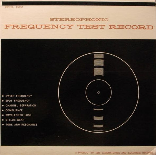 CBS Laboratories : Stereophonic Frequency Test Record (Issue 1) (LP, Gat)