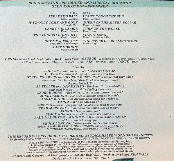 Dr. Hook & The Medicine Show : Sloppy Seconds (LP, Album)