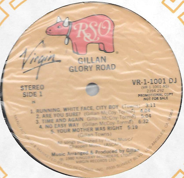 Gillan : Glory Road (LP, Album, Promo)