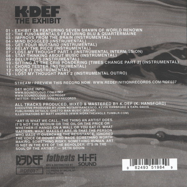 K-Def : The Exhibit  (LP, Album, Ltd, Blu)