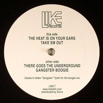 Like A Tim : The Heat Is On Your Ears (12")