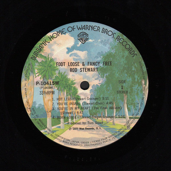 Rod Stewart : Foot Loose & Fancy Free (LP, Album)