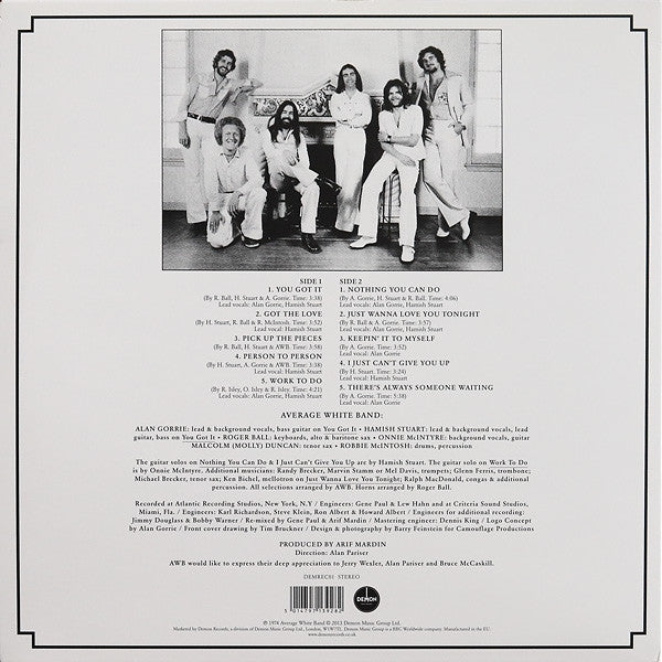 Average White Band : AWB (LP, Album, RE, RM)