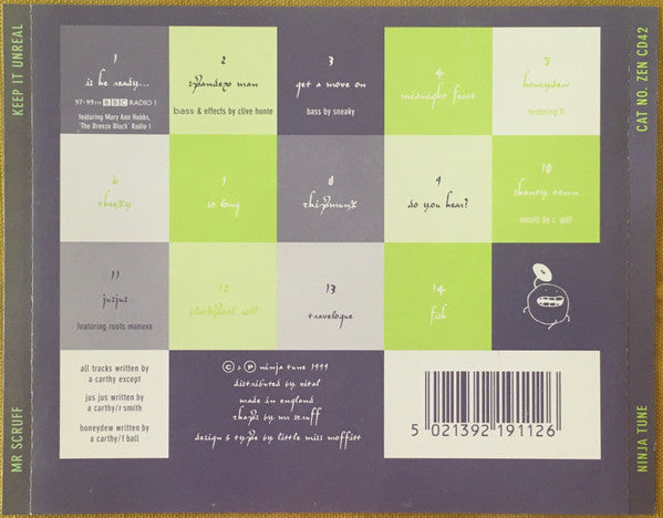 Mr. Scruff : Keep It Unreal (CD, Album, RP)