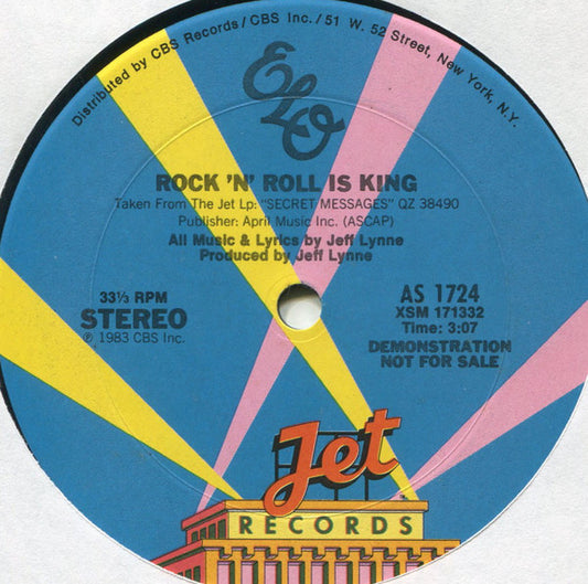 ELO* / Quiet Riot : Rock 'N Roll Is King / Cum On Feel The Noize (12", Promo)