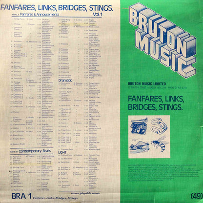 Various : Fanfares, Links, Bridges, Stings (LP)