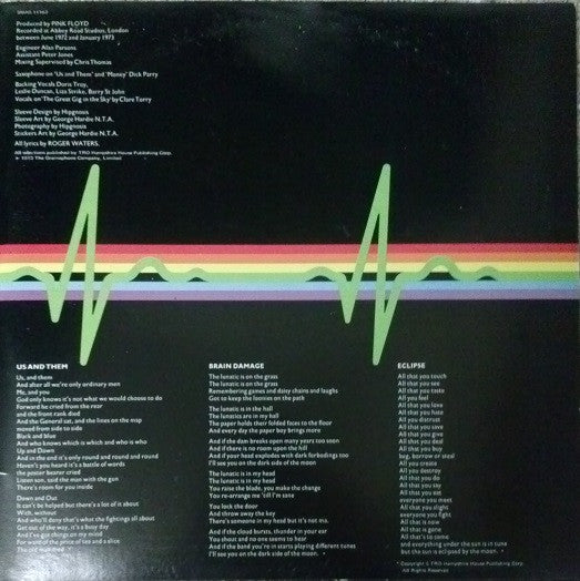 Pink Floyd : The Dark Side Of The Moon (LP, Album, RE, Jac)