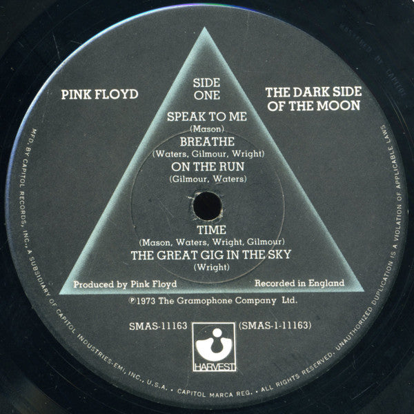 Pink Floyd : The Dark Side Of The Moon (LP, Album, RE, Jac)