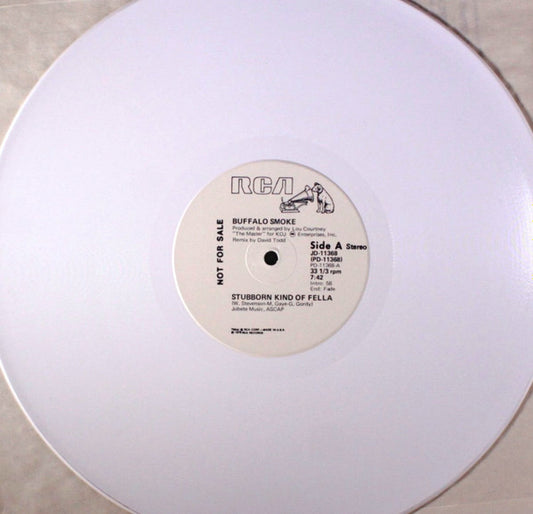 Buffalo Smoke : Stubborn Kind Of Fella (12", Promo, Whi)