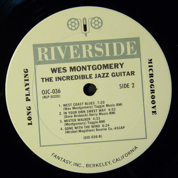 Wes Montgomery : The Incredible Jazz Guitar Of Wes Montgomery (LP, Album, RE)