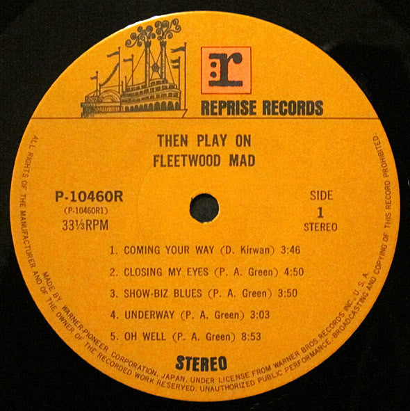 Fleetwood Mac : Then Play On (LP, Album, RE, Gat)
