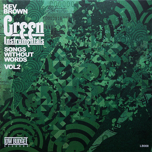 Kev Brown : Songs Without Words Volume 2 (Green Instrumentals) (LP, Ltd, Gre)