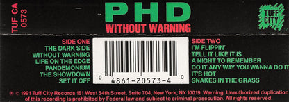 Phd (3) : Without Warning (Cass, Album)