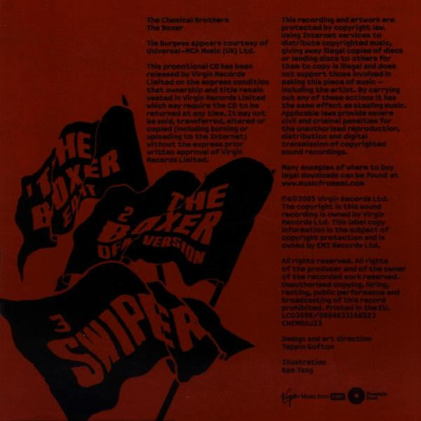 The Chemical Brothers : The Boxer (CD, Single, Promo)