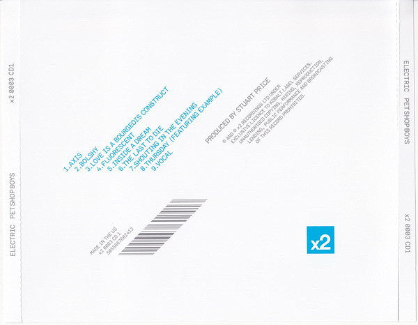 Pet Shop Boys : Electric (CD, Album)