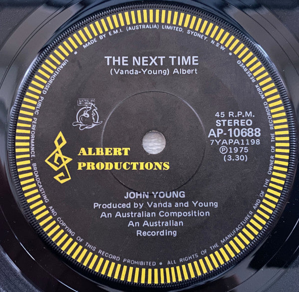 John Young* : Yesterday's Hero (7", Single)