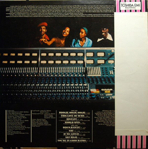 A Taste Of Honey : A Taste Of Honey (LP, Album)