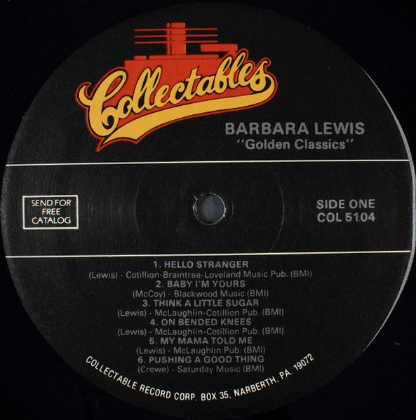 Barbara Lewis : Golden Classics (LP, Comp)