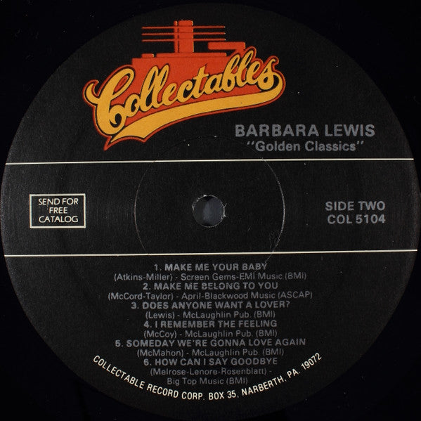 Barbara Lewis : Golden Classics (LP, Comp)