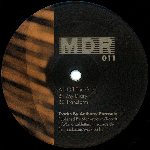 Anthony Parasole : Off The Grid (12")