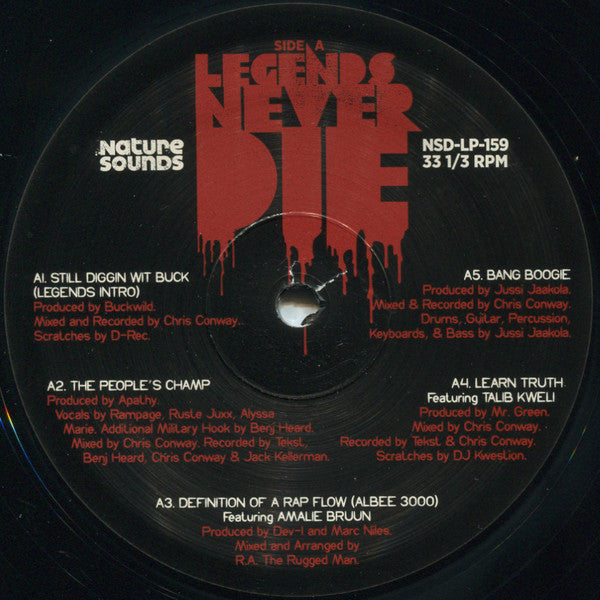 R.A. The Rugged Man : Legends Never Die (2xLP, Album)