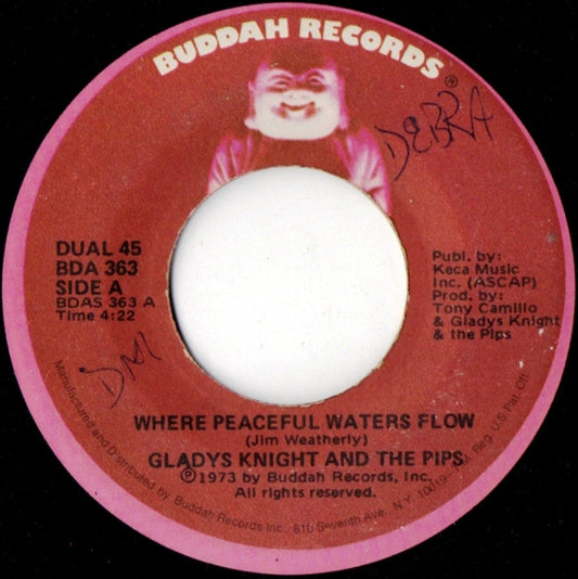 Gladys Knight And The Pips : Where Peaceful Waters Flow / Perfect Love (7")