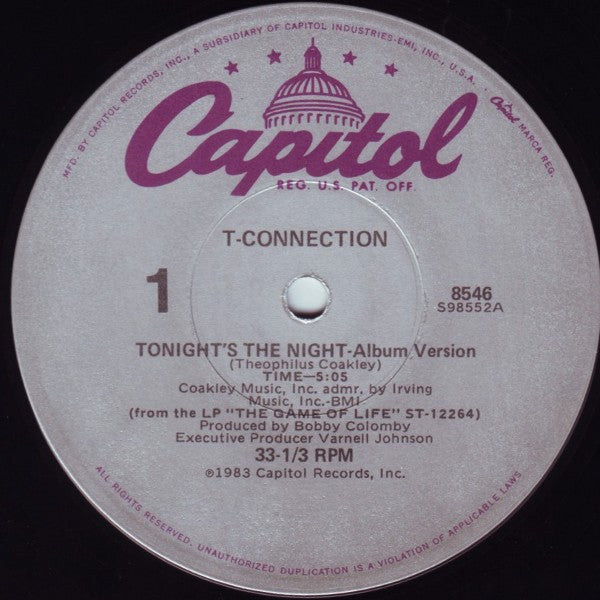 T-Connection : Tonight's The Night (12")