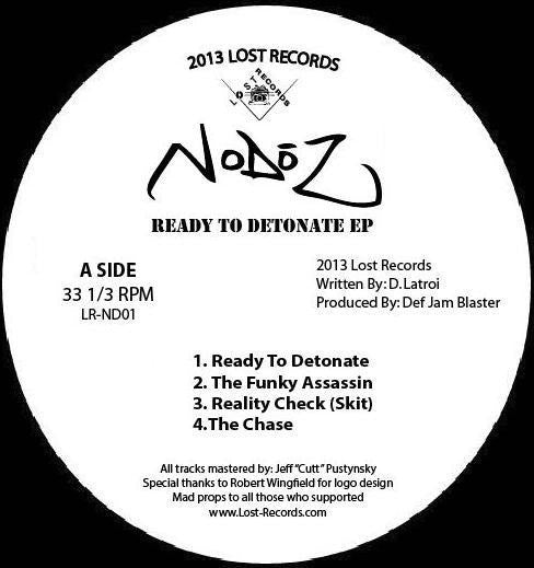 NoDōz : Ready To Detonate EP (12", EP, Ltd)