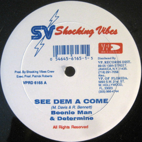 Beenie Man & Determine / Shawn Paul* : See Dem A Come  / Girl On Di Phone (12")
