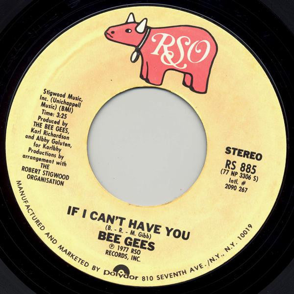 Bee Gees : Stayin' Alive (7", Single, Styrene, Pit)