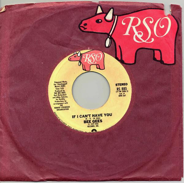 Bee Gees : Stayin' Alive (7", Single, Styrene, Pit)