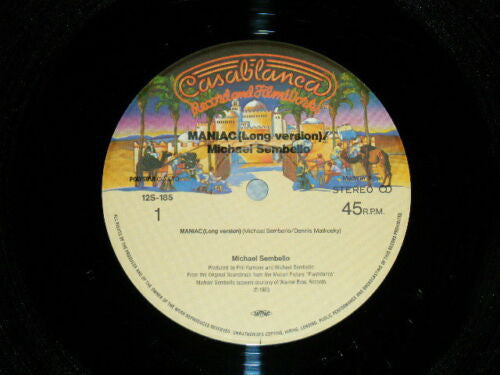 Michael Sembello : Maniac (12", Single)